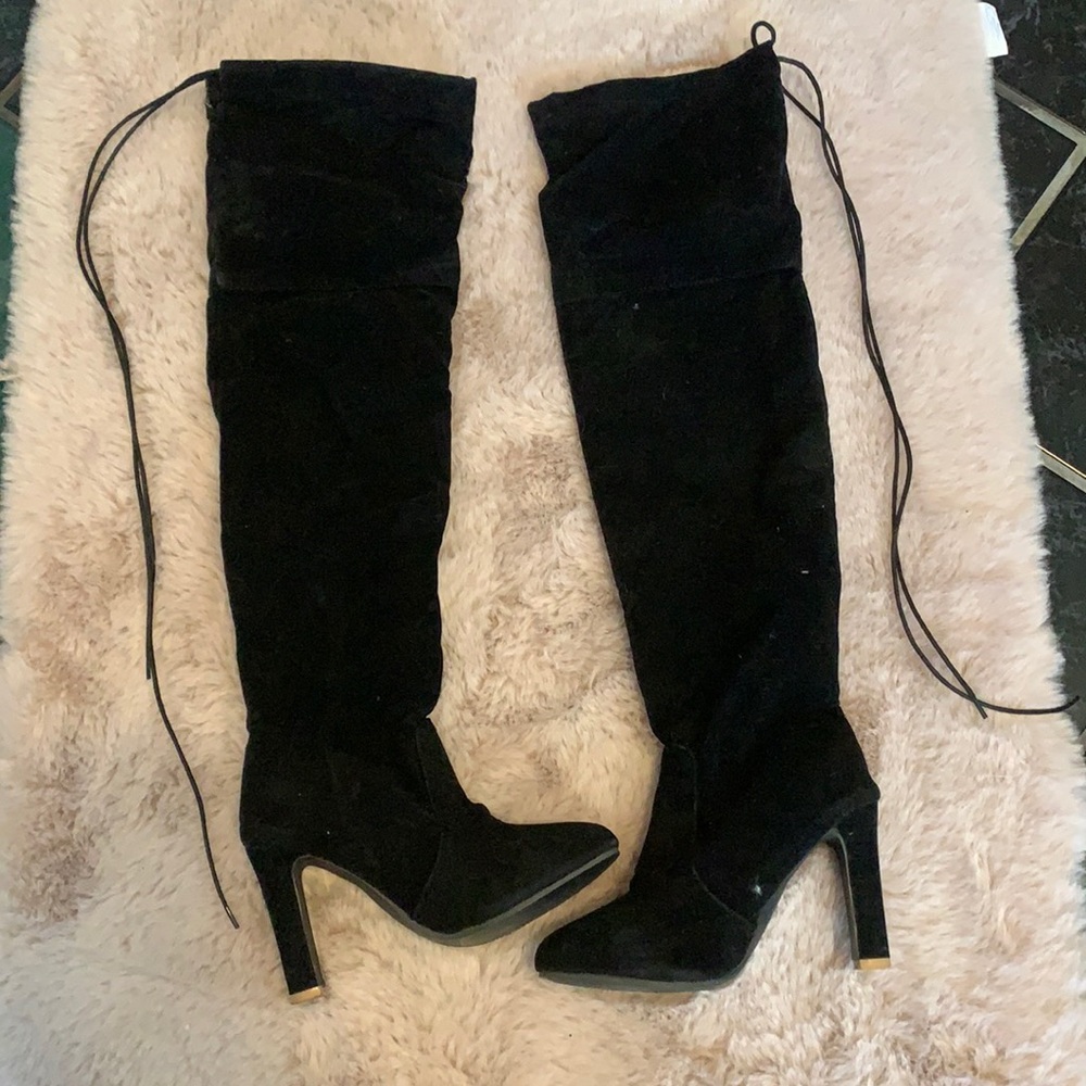 Knee high heels